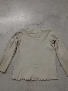 Baby Full Sleeve Top ⚪