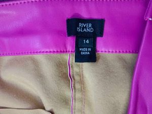 River Island Pink Wide leg Pants