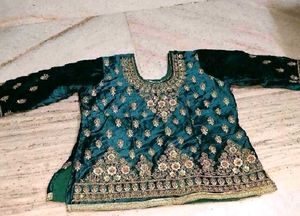 Emerald Green Lehenga Choli, FIXED PRICE