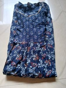beautiful blue kurti