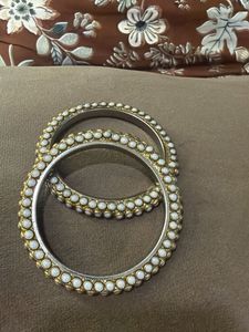 Elegant Beaded Bangles Set