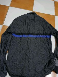 TURTLE Men's Casual Striped Long Sleeve Shirt