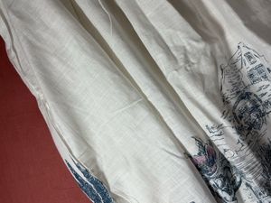 Chic Cream Printed Maxi Dress