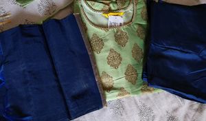 Parrot Green Kurta Set