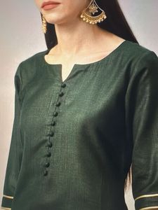 Elegant Green Kurta Set with Dupatta