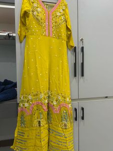 Yellow Handwork jumpsuit