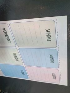 Weekly Magnetic Planner