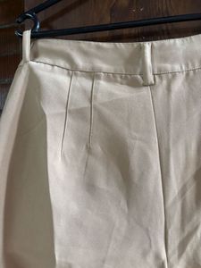 Beige Colour Formal Pant