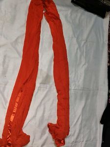 Orange Kurta with Gold Embellishments