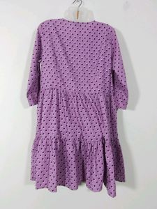 Deebaco Lavender Printed Dress (Women)