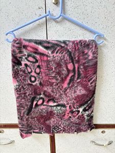 Chic Pink Animal Print Cardigan