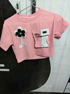 Beautiful pink top designer