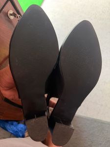 Classic Black Slingback Heels