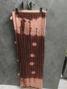 Elegant Brown & Pink Ombre Saree with blouse