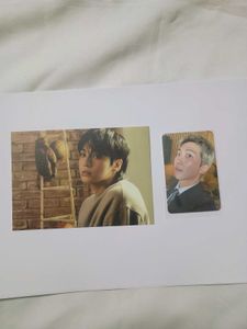 BTS Jk Postcard & RM photocard