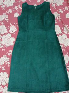 Elegant Green Dress with Jacket