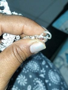 Gota chandi anklet Black Moti