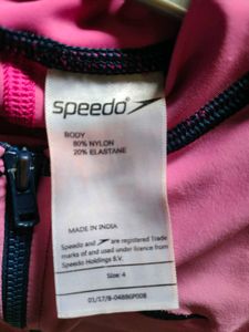 Kids 4-7 years Speedo Long Sleeve Swimsuit