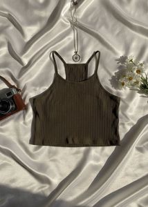 Shein Olive Crop Top