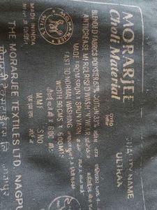 Black Colour Dress/Blouse Material