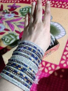Blue Kada Set