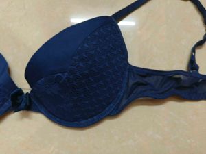 Blue Padded Bra