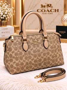 COACH GEORGIA SATCHEL BAG IN SIGNATURE CANVAS SIGN