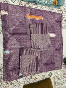 Purple Bedsheet Double with 2 pillow cover