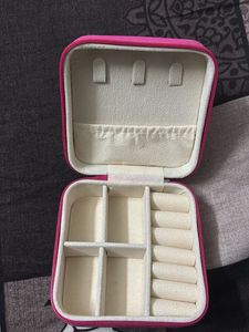 Compact Pink Jewelry Organizer