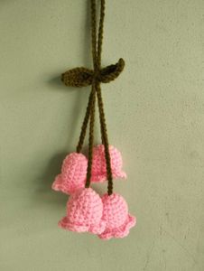 Crochet Flower Hanging Ornament