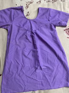 Lavender Cotton Kurta