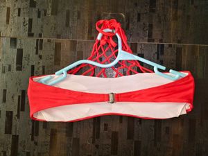 Vibrant Red Strapless Bikini Top