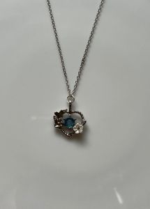 Heart &amp; Flower Necklace