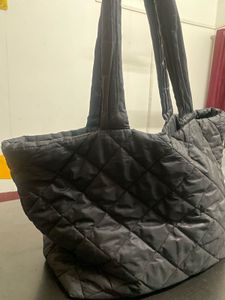 Black Quilted Hobo Bag