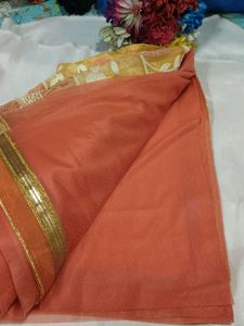 Beautiful Embroidered Saree with blouse