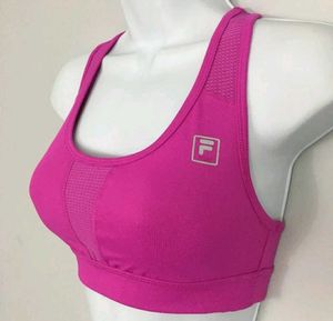 Vibrant Pink Athletic Sports Bra