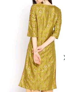 SALE‼️ Aurelia Elegant Olive Green Kurti💚
