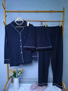Navy Blue Pajama Set