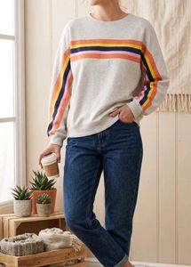 Cozy Striped Sweatshirt