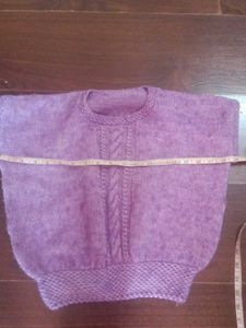 Cozy Purple Knit Sweater