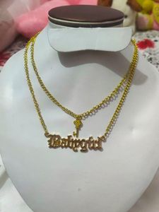 Korean Double Layer Chain Pendant