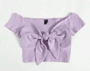 Lavender Crop Top