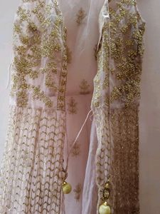 Wedding Dress With Long Shrug