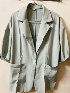 Mint Short Sleeve Blazer