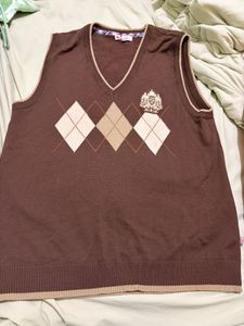 Argyle V-Neck Sweater Vest