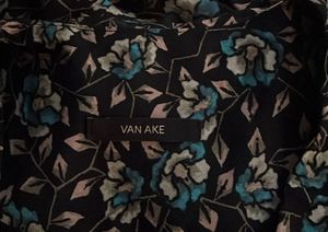 Floral Print Black Dress