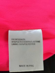 Bright Pink Sleeveless Top