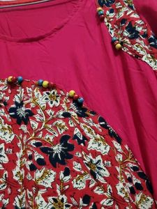 Stylish A Line Slit Kurti Soft Rayon Fabric