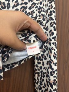 Leopard Print Button-Up Cardigan