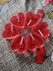 Heart Shaped Candles